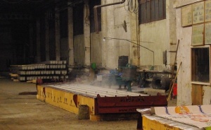 Прогрев железобетонных опор ЛЭП в формах СВ на заводе ЖБИ г. Челябинск